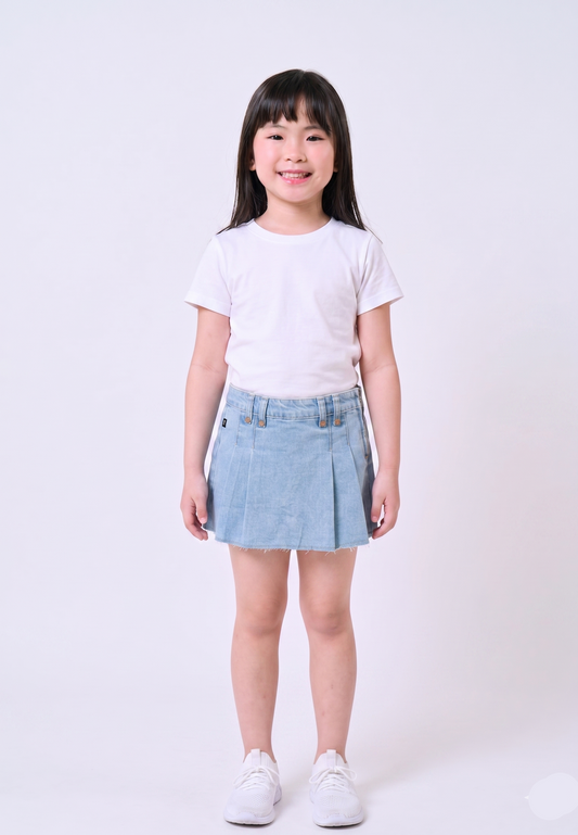 Mossimo Kids Lorena Light Blue Denim Skort
