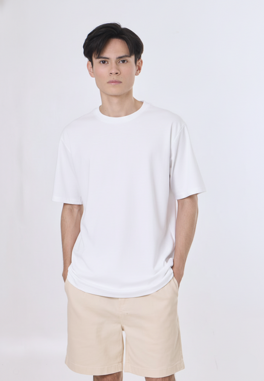 Mossimo Elio White Classic Fit Tee