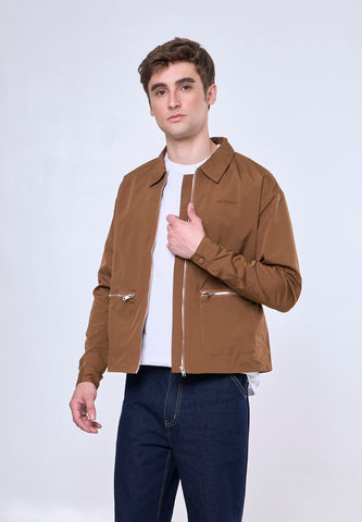 Mossimo Angelo Brown Boxy Jacket