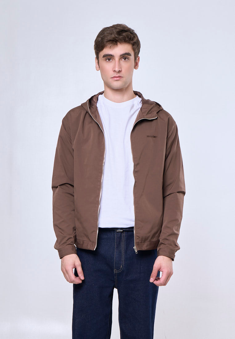 Mossimo Zaire Brown Urban Hoodie Jacket For Men
