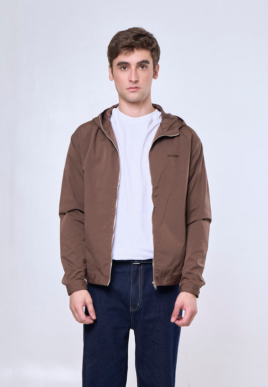 Mossimo Zaire Brown Urban Hoodie Jacket For Men