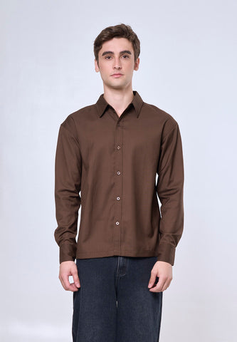 Mossimo Marvin Brown Comfort Long Sleeves