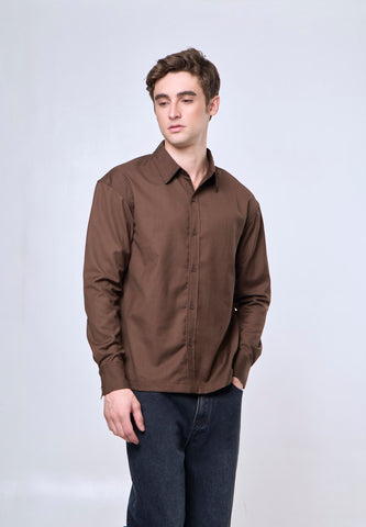 Mossimo Marvin Brown Comfort Long Sleeves