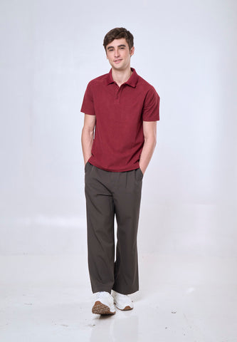 Mossimo Riven Dark Gray Straight Fit Pleated Trousers