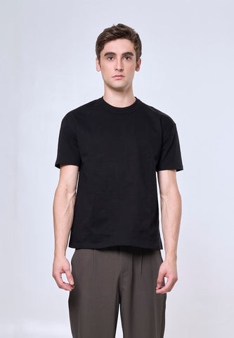 Mossimo Drew Black Urban Fit Tee Premium Round Neck For Men