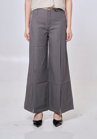 Mossimo Estella Dark Gray Mid Pleated Trouser
