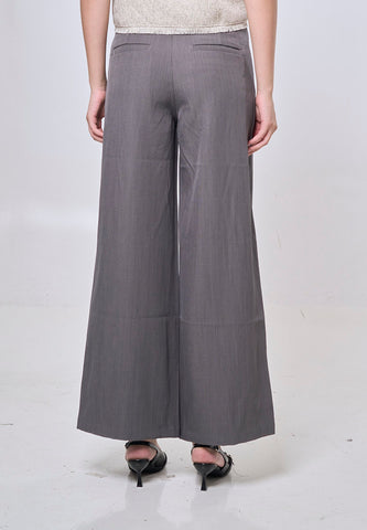 Mossimo Estella Dark Gray Mid Pleated Trouser