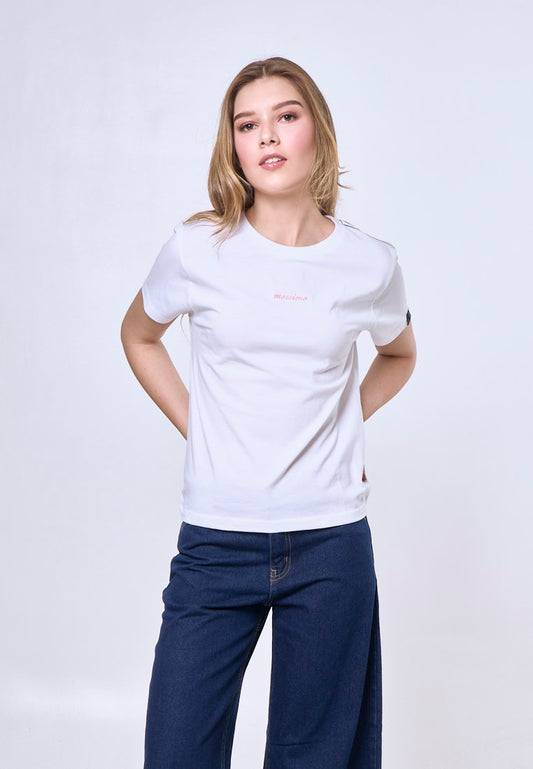 Mossimo Katherine White Classic Fit Tee