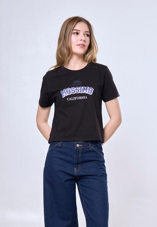 Mossimo Aurelia Black Classic Fit Tee