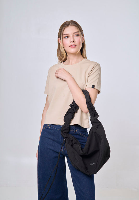 Mossimo Barbara Black Shoulder Bag