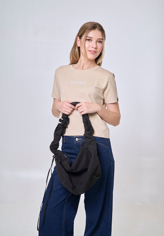 Mossimo Barbara Black Shoulder Bag