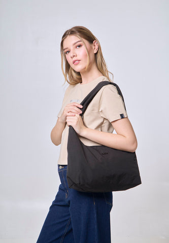 Mossimo Frances Black Big Hobo Shoulder Bag