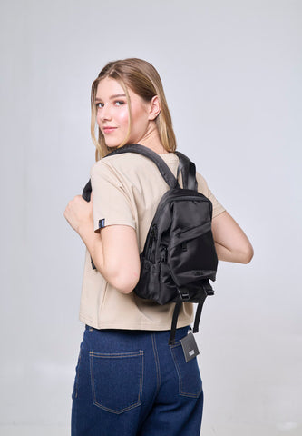 Mossimo Grace Black Mini Backpack
