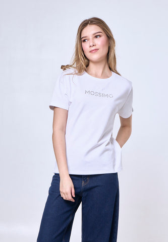 Mossimo Madeline White Classic Fit Tee