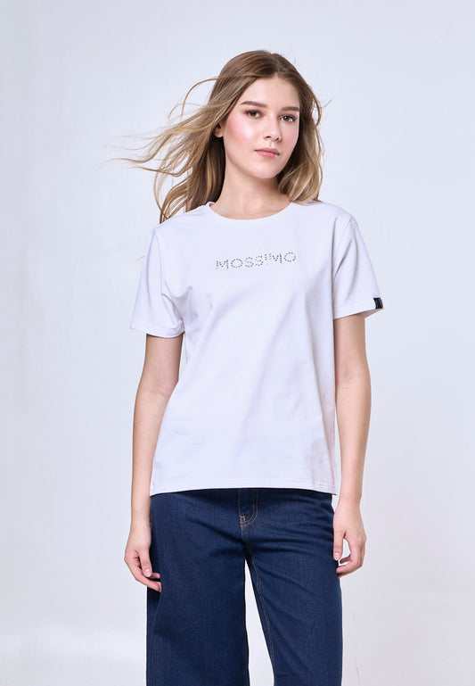 Mossimo Madeline White Classic Fit Tee