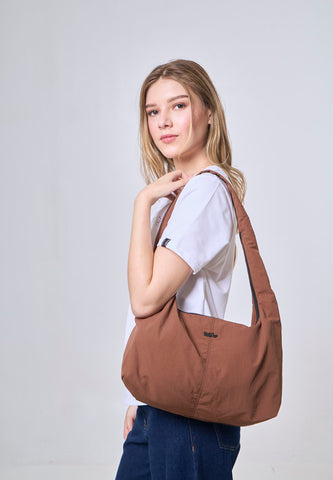Mossimo Frances Brown Big Hobo Shoulder Bag