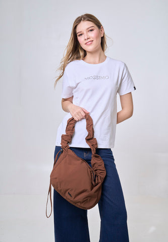 Mossimo Barbara Brown Shoulder Bag