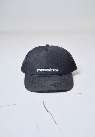 Mossimo Black Trucker Cap w/ 3D Embroidery