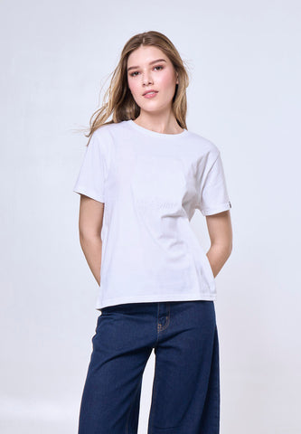 Mossimo Eugenia White Classic Fit Tee