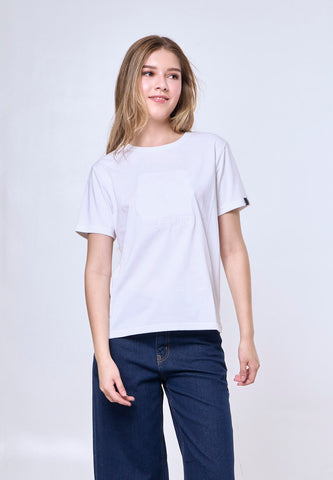 Mossimo Eugenia White Classic Fit Tee