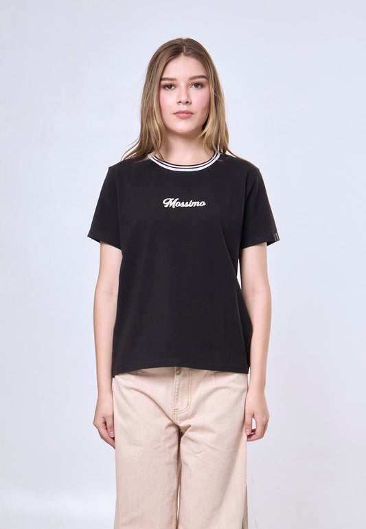 Mossimo Aria Black Classic Fit Tee