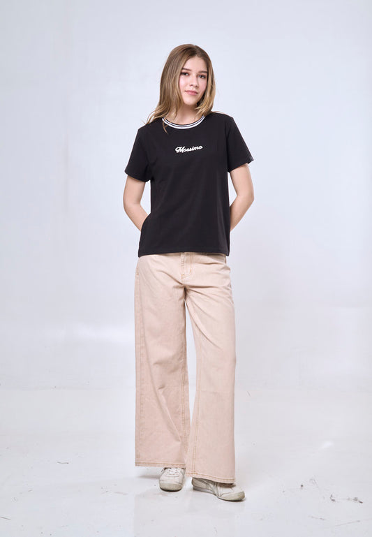Mossimo Aria Black Classic Fit Tee