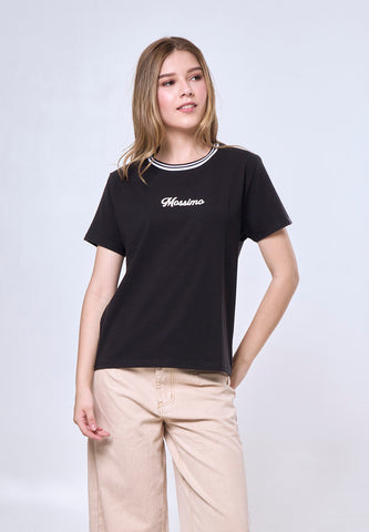 Mossimo Aria Black Classic Fit Tee