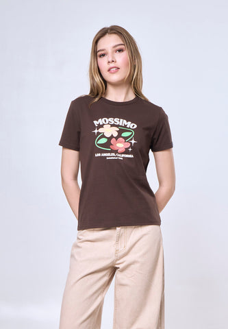 Mossimo Celeste Choco Comfort Fit Tee