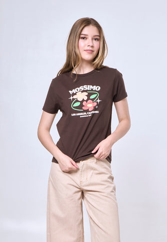 Mossimo Celeste Choco Comfort Fit Tee