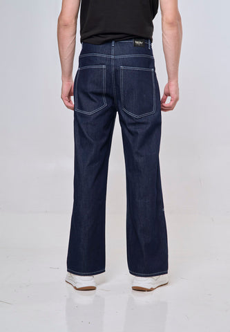 Mossimo Brian Dark Blue Contrast Stitch Jeans