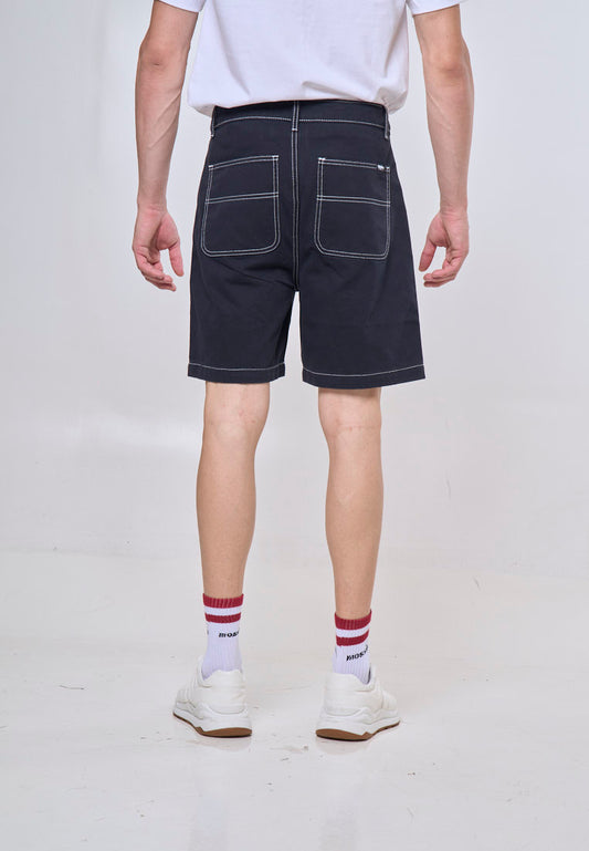Mossimo Michael Dark Blue Contrast Stitch Shorts