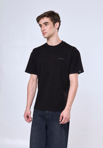 Mossimo Calix Black Oversized Fit Tee Round Neck  For Men
