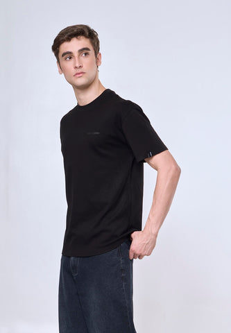 Mossimo Calix Black Oversized Fit Tee Round Neck  For Men