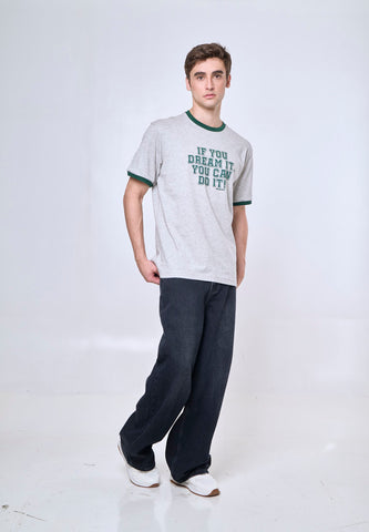 Mossimo Luca Heather Gray Comfort Fit Tee