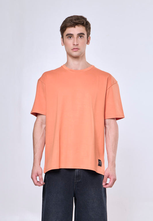 Mossimo Benji Orange Modern Fit Tee Round Neck For Men