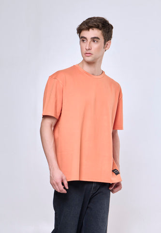 Mossimo Benji Orange Modern Fit Tee Round Neck For Men