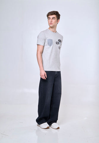Mossimo Rian Heather Gray Muscle Fit Tee