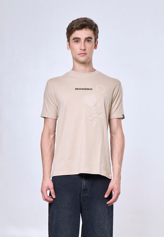 Mossimo Aiven Macadamia Unisex Fit Tee
