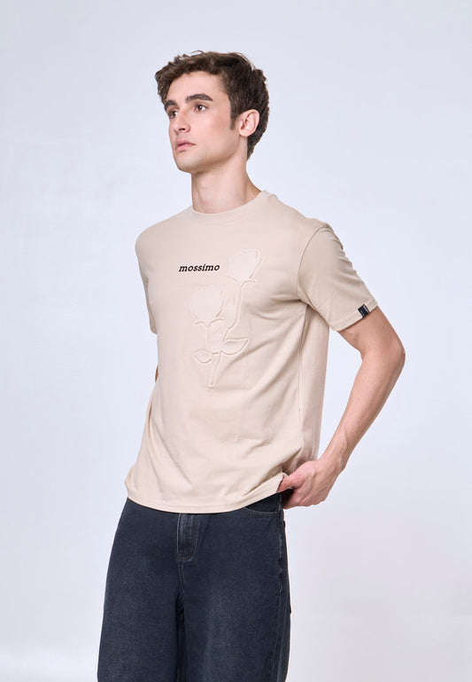 Mossimo Aiven Macadamia Unisex Fit Tee