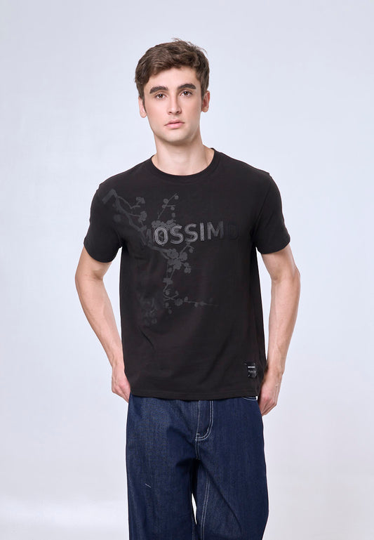 Mossimo Mateo Black Unisex Fit Tee
