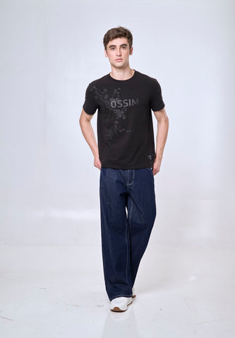 Mossimo Mateo Black Unisex Fit Tee
