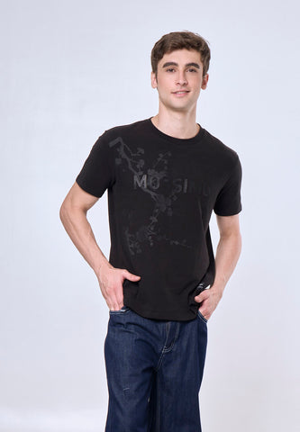 Mossimo Mateo Black Unisex Fit Tee