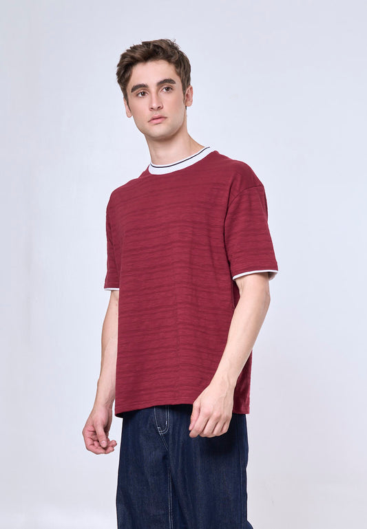 Mossimo Keon Red Urban Fit Tee