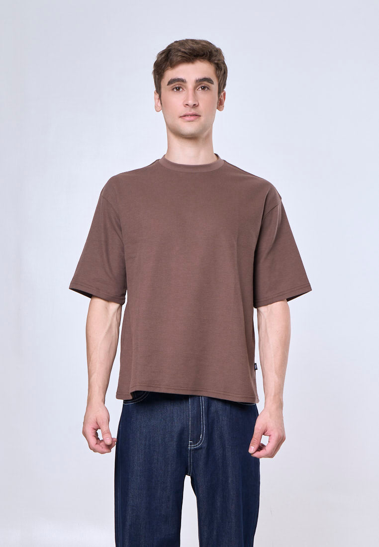 Mossimo Choco Tailored Fit Tee Premium Round Neck For Men