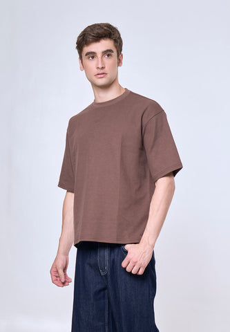 Mossimo Choco Tailored Fit Tee Premium Round Neck For Men