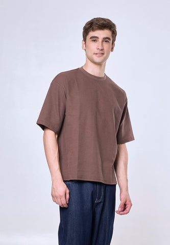 Mossimo Choco Tailored Fit Tee Premium Round Neck For Men