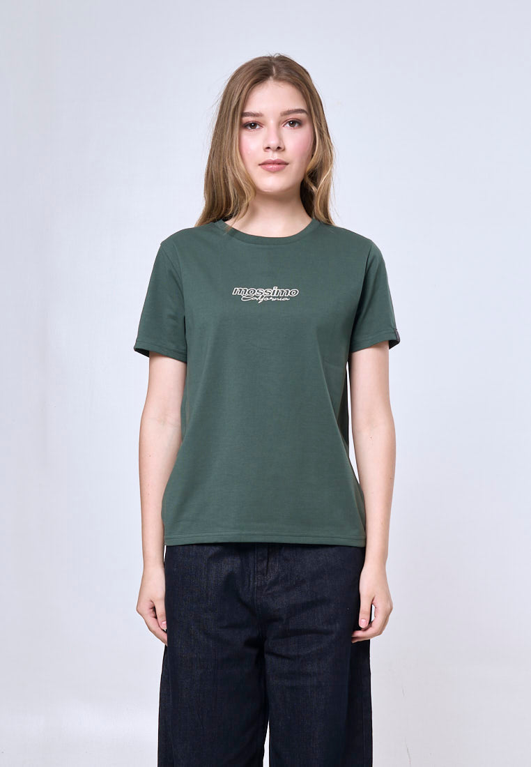 Mossimo Evangeline Dark Green Classic Fit Tee