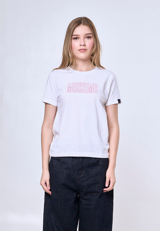 Mossimo Caprice White Classic Fit Tee