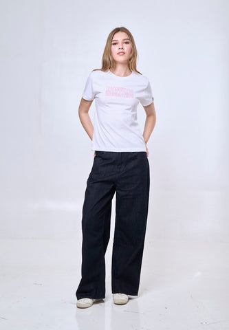 Mossimo Caprice White Classic Fit Tee