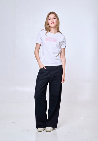 Mossimo Caprice White Classic Fit Tee